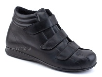 5008-02-1 МАРК Плюмекс (Plumex), ботинки для взрослых зимние, натуральная шерсть, кожа, черный, полнота 10 в Новосибирске