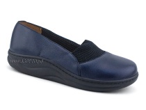 81-22-417/58С Рикосс (Ricoss) туфли для взрослых, кожа, синий, полнота 9 в Новосибирске