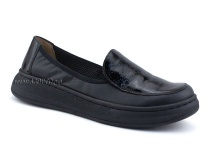 84-15-22-402/54 Рикосс (Ricoss) туфли для взрослых, кожа, черный, полнота 9 в Новосибирске