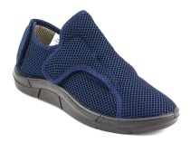010ПБ-Ж-Т4 С  (77202-33386) Алми (Almi), туфли для взрослых, текстиль, синий в Новосибирске