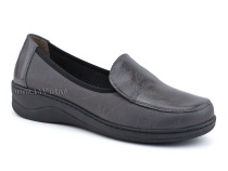 84-51И-22-402/30 Рикосс (Ricoss) туфли для взрослых, кожа, серый, полнота 9 в Новосибирске