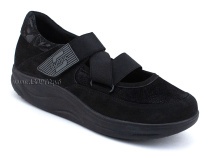 200122 Сурсил-Орто (Sursil-Ortho), туфли для взрослых, нубук, кожа, черный, полнота 7 в Новосибирске